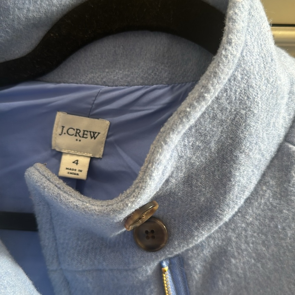 J Crew women’s blue zip jacket - Picture 2 of 6
